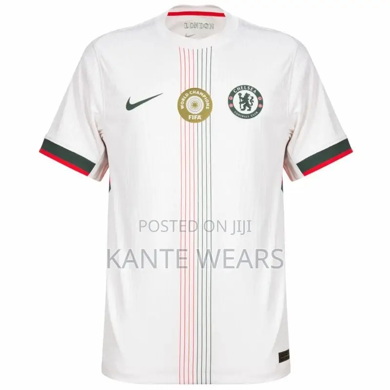 Chelsea Away Shirt 25/26 With World Champions 25 Chest Badge