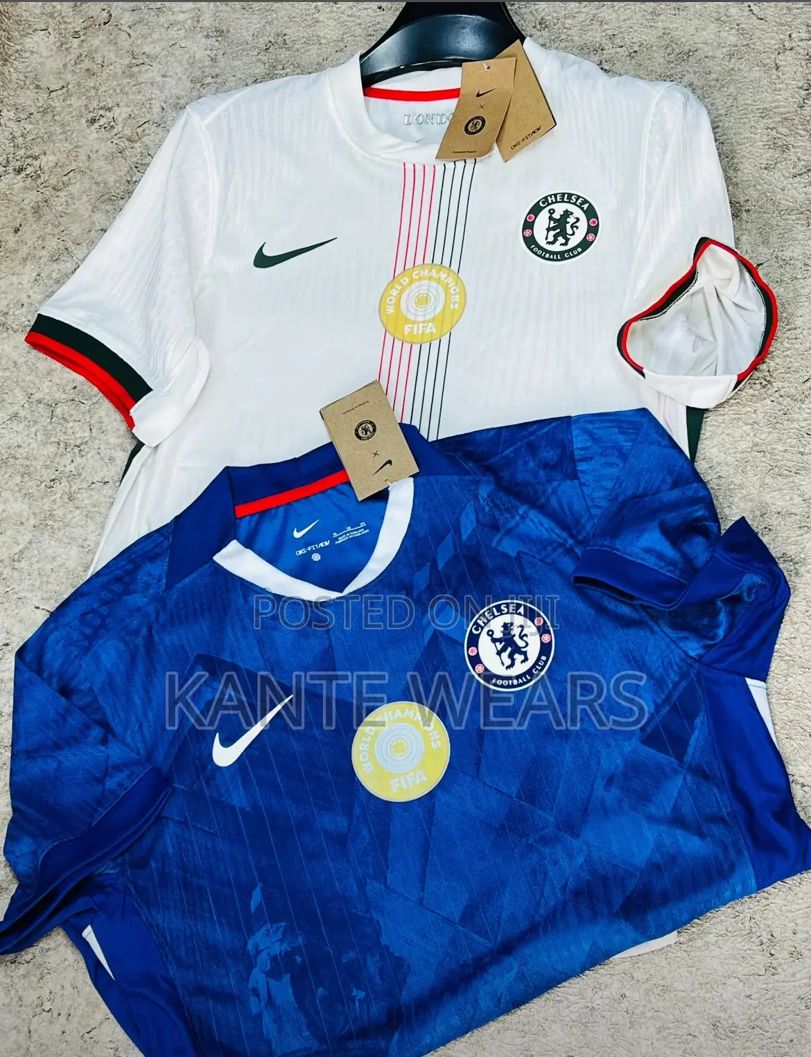 Chelsea Away Shirt 25/26 With World Champions 25 Chest Badge