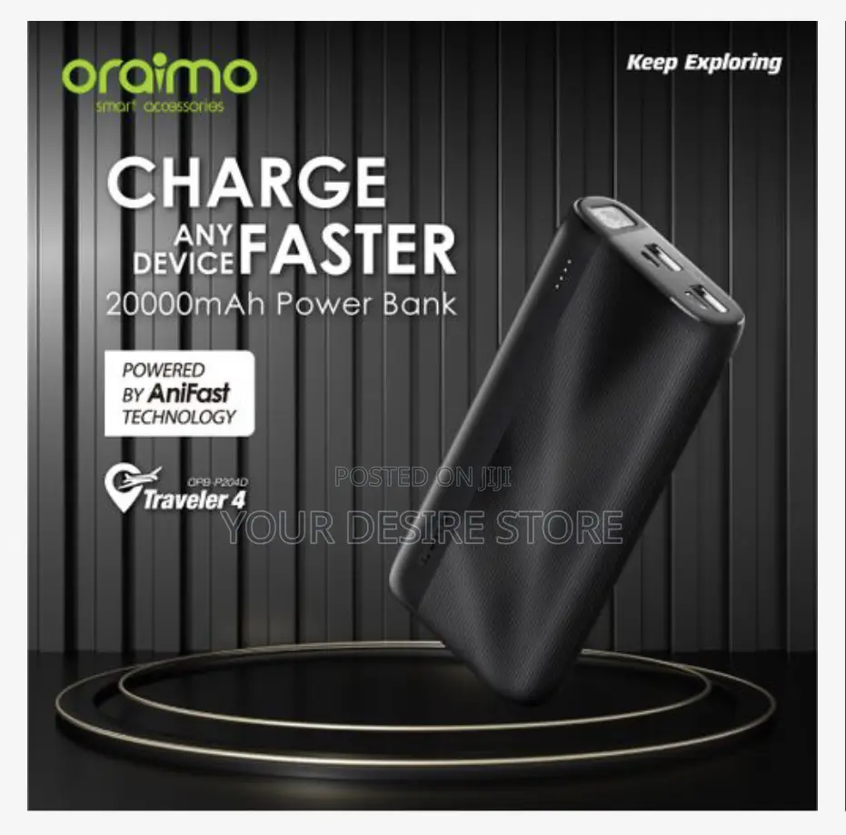 Oraimo Traveler 4 20000mah 10.5w Power Bank