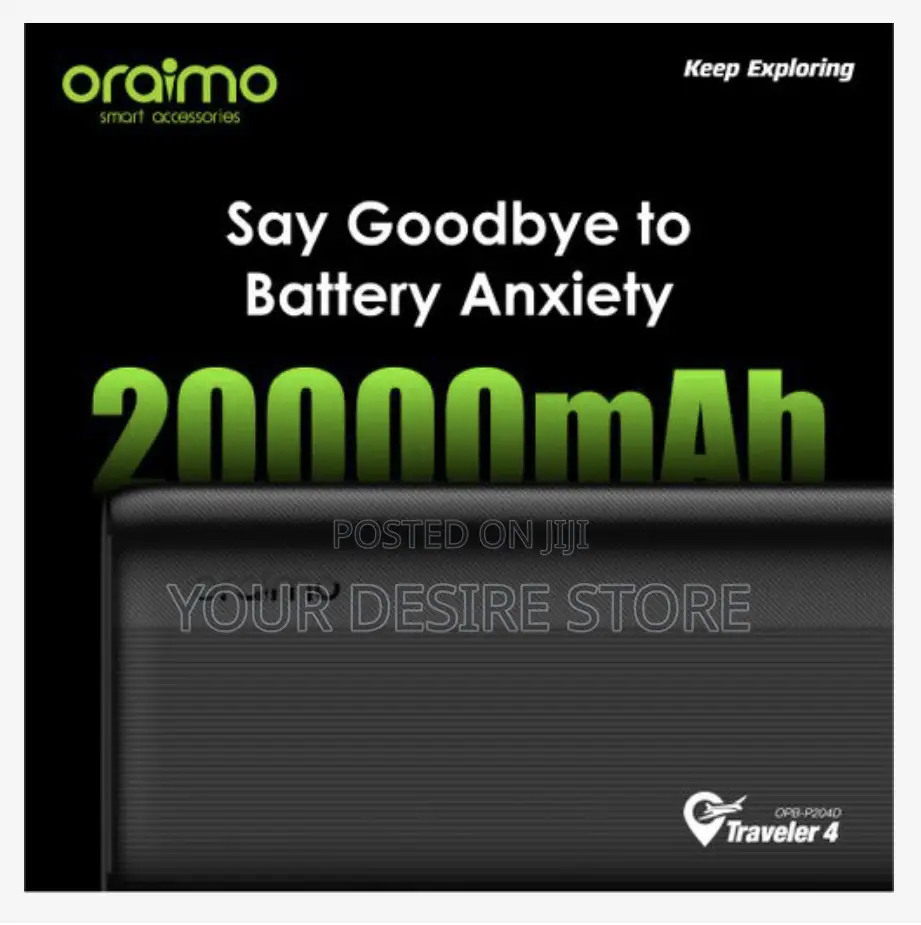 Oraimo Traveler 4 20000mah 10.5w Power Bank
