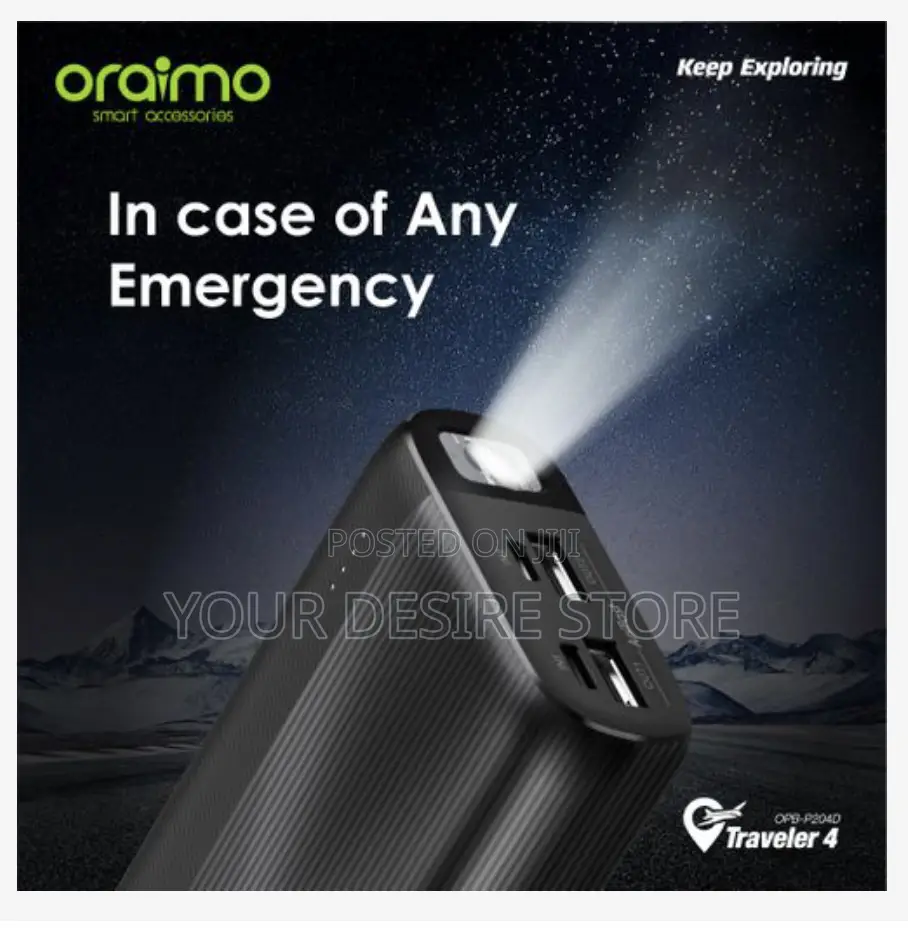 Oraimo Traveler 4 20000mah 10.5w Power Bank