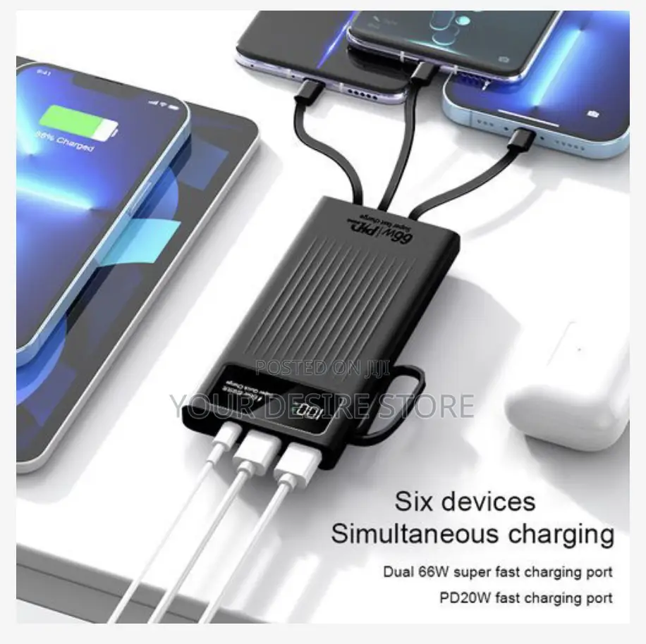 Ace Elec 66w Power Bank 20000 Mah Portable Super Fast Charge