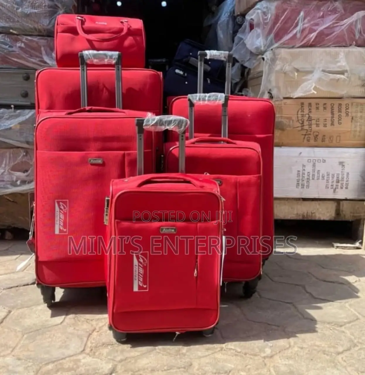 Luxury Luggage Set Fabric
