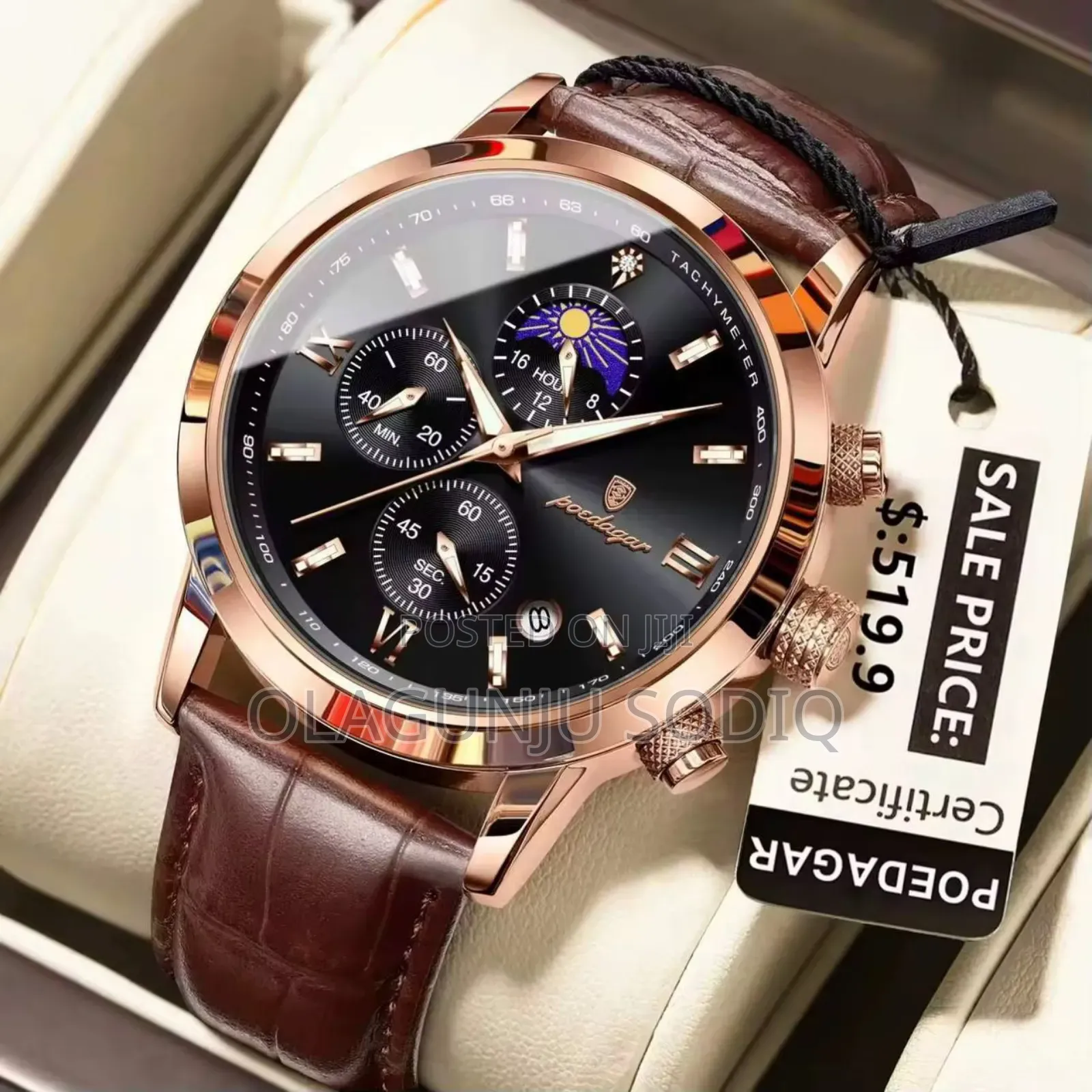 Luxury Poedagar X5 Wrist Watch
