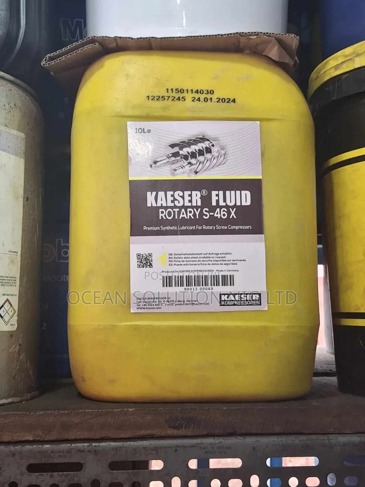 Kaeser Fluid Rotary S-46 X, A Premium Synthetic Lubricant