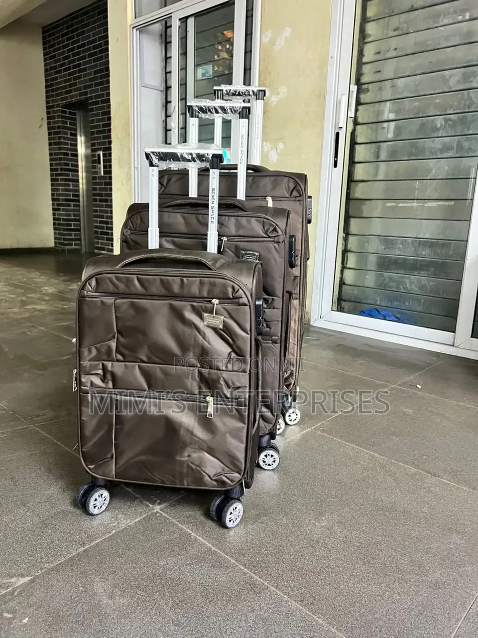 Luxury for Less Luggage Set Fabric