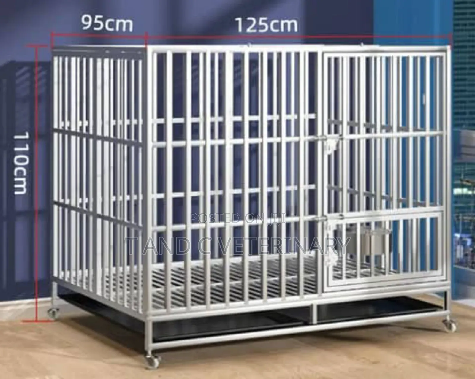 Heavy Duty Anti Rust Dog Pet Cage Xl