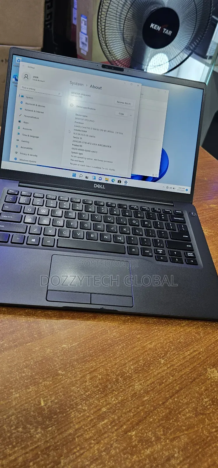 Laptop Dell Latitude 7400 16GB Intel Core I7 SSD 256GB