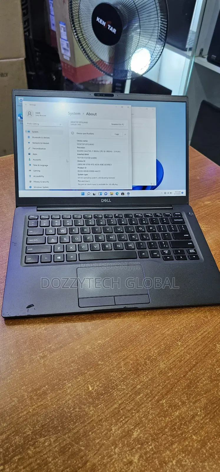 Laptop Dell Latitude 7400 16GB Intel Core I7 SSD 256GB