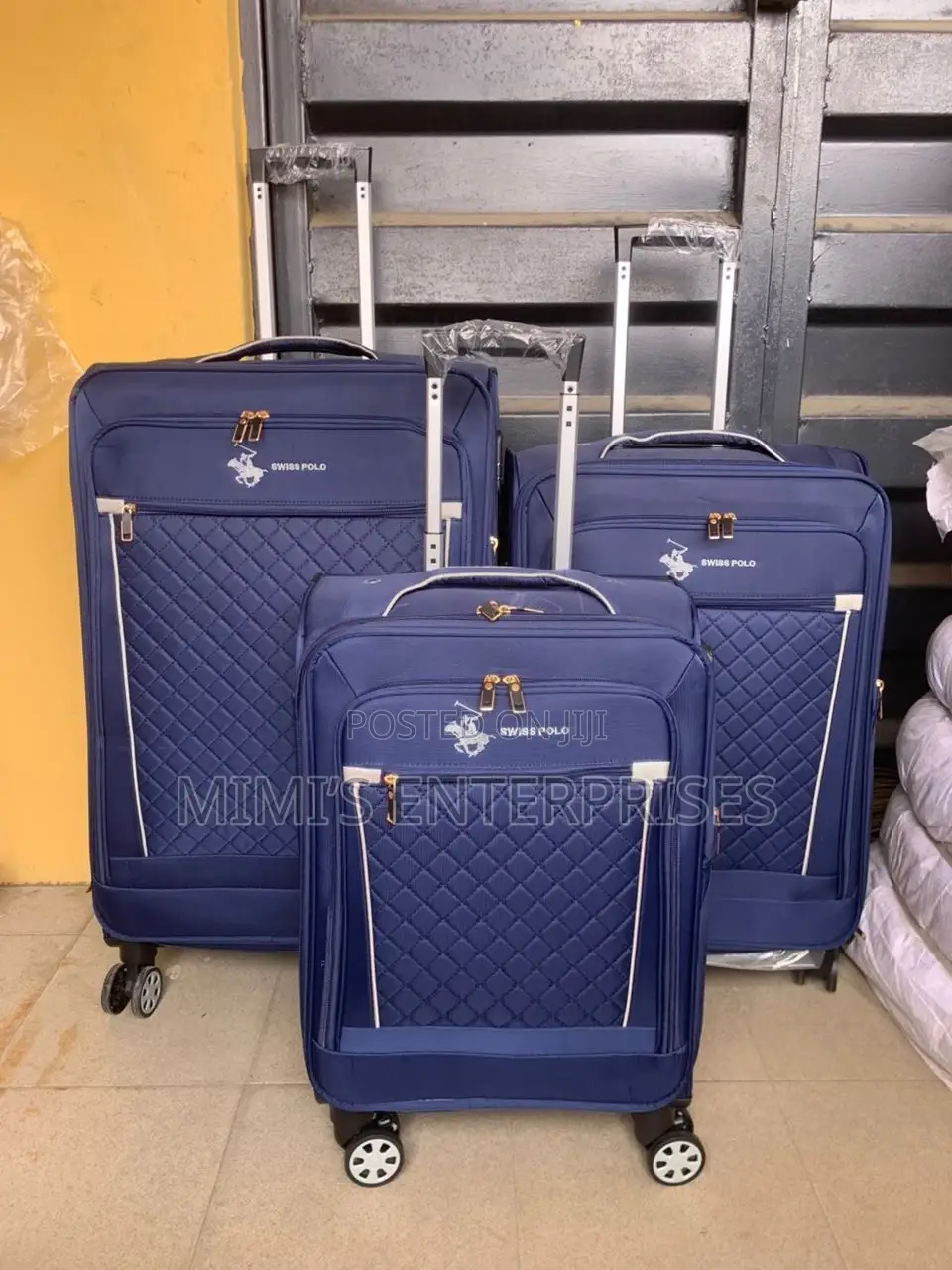 Swiss Polo Luggage Set Fabric