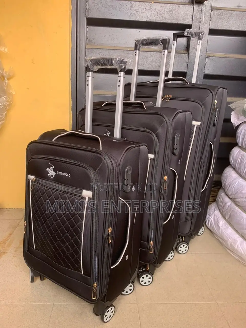 Swiss Polo Luggage Set Fabric