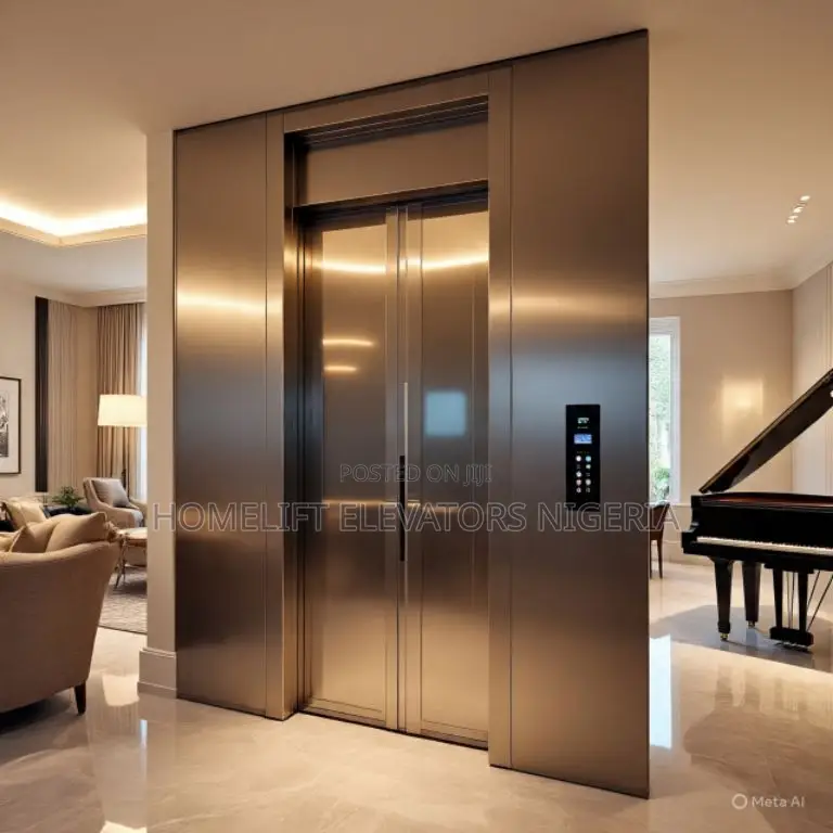 Home Elevator With Space for Wheelchair and Carer