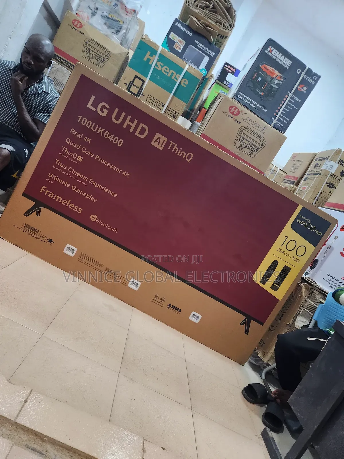 100inches Lg Smart Television Set Full Hd