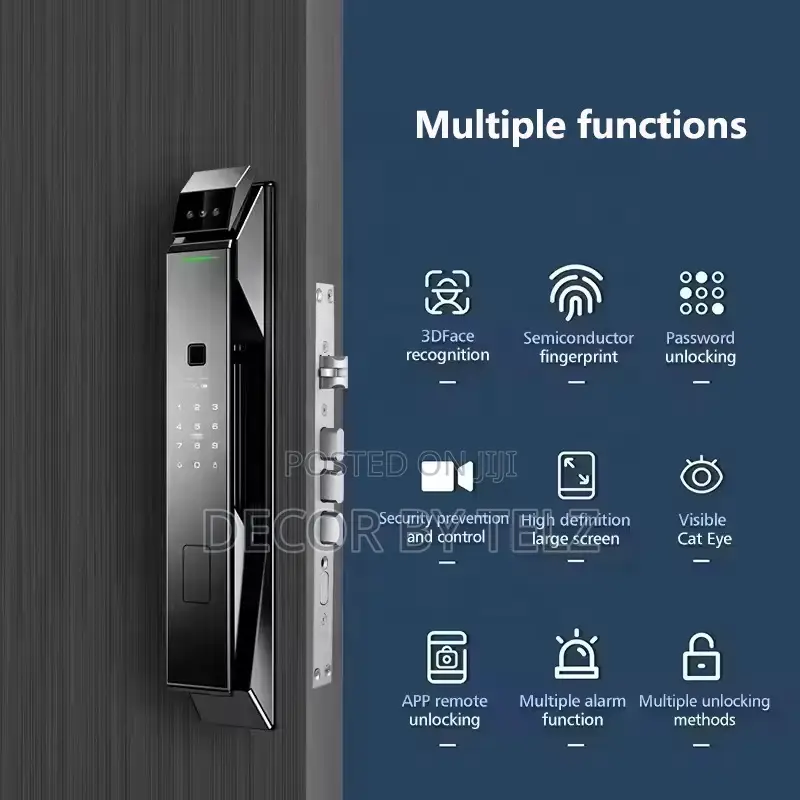 Smart Home Door Lock With Complete Accessories
