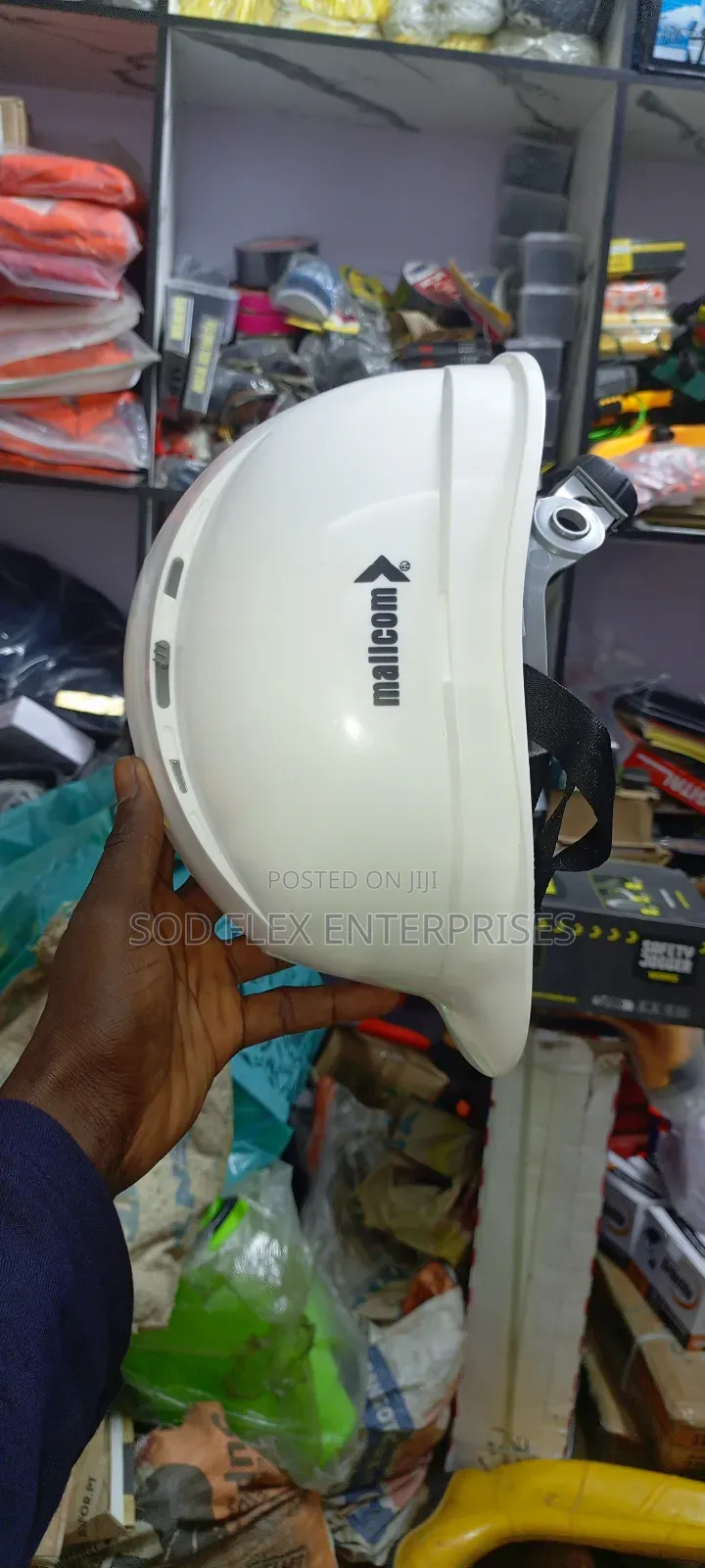 Industrial Quality Rubber Safety Vented Helmet