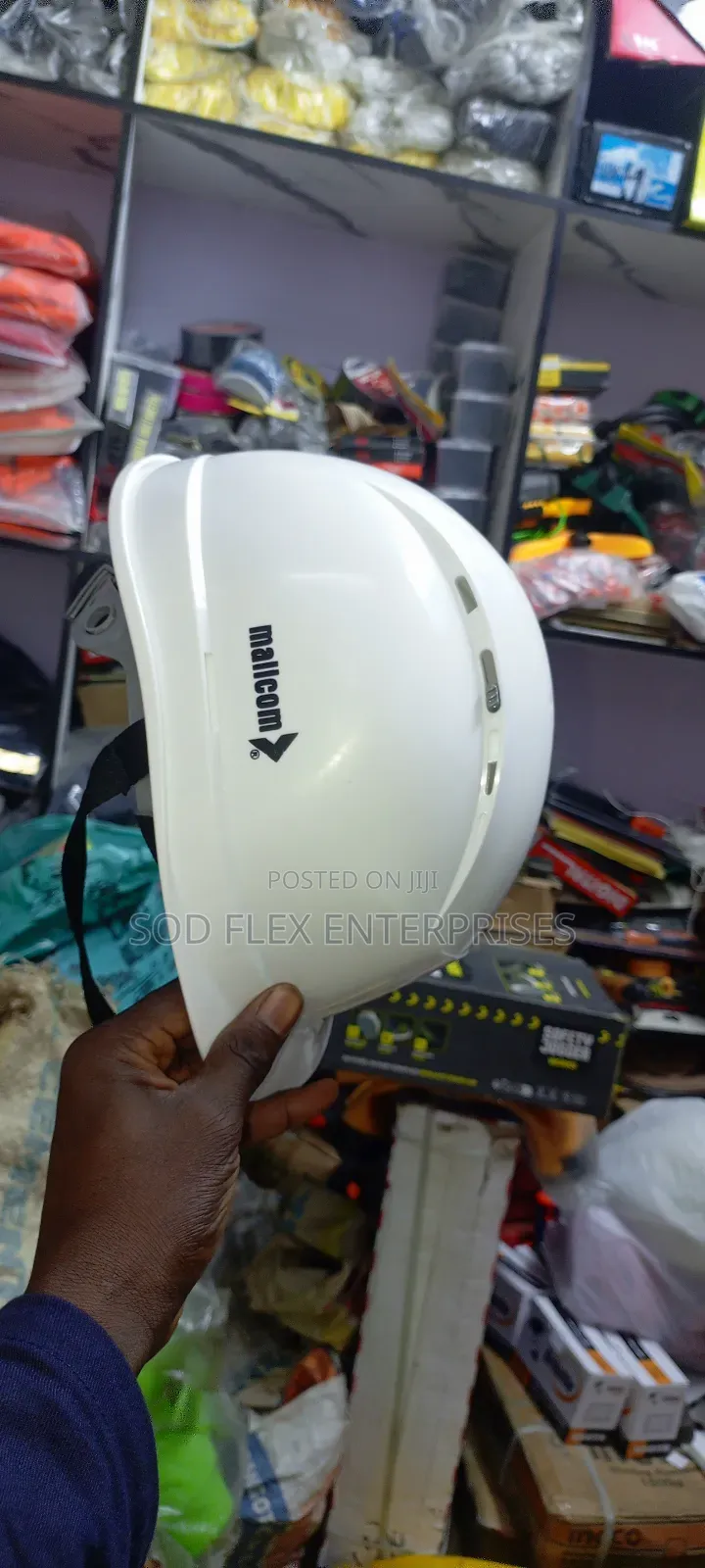 Industrial Quality Rubber Safety Vented Helmet