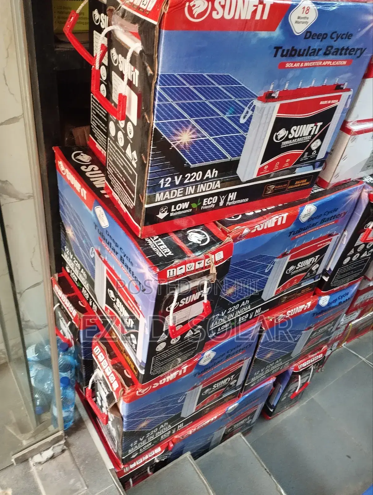 220ah/12v Sunfit Solar Tubular Battery