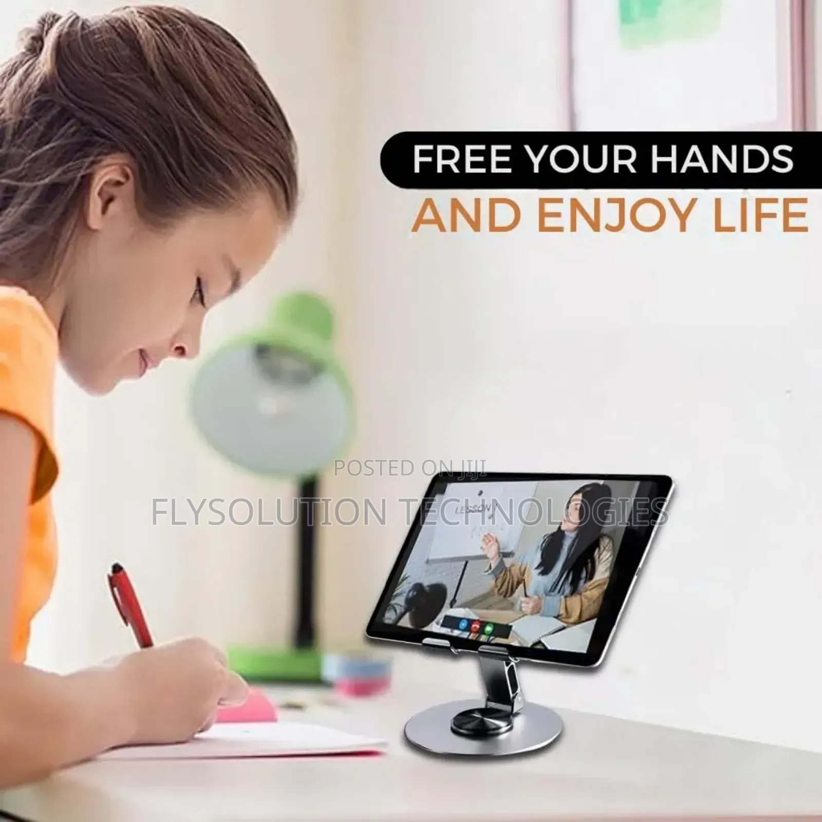 Multifunctional Desktop Metal Bracket for Phones and Tablets