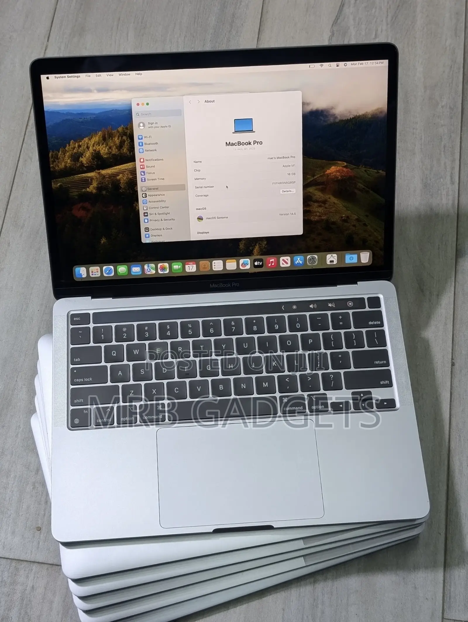 Laptop Apple MacBook Pro 2020 16GB Intel Core i5 SSD 512GB