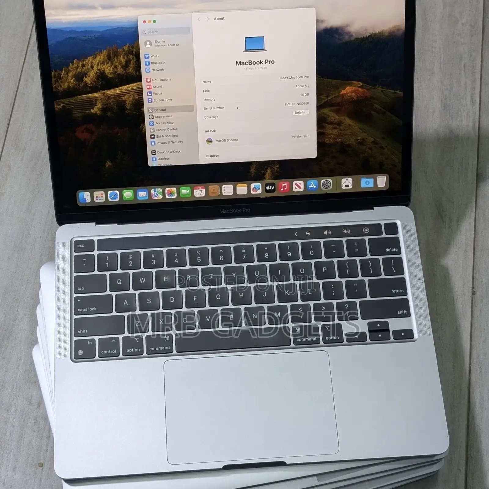 Laptop Apple MacBook Pro 2020 16GB Intel Core i5 SSD 512GB