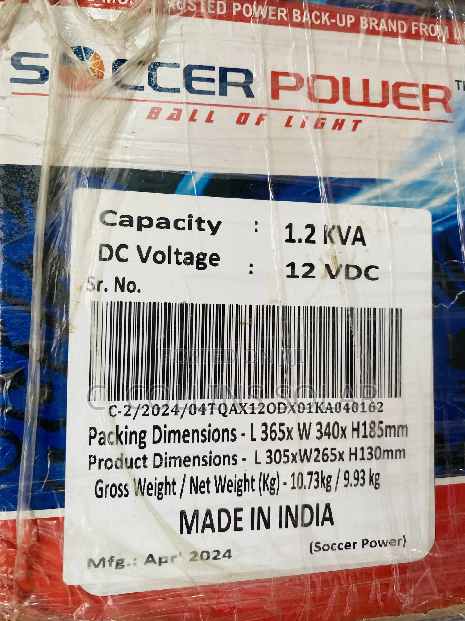 1.2kva Soccer Power Inverter