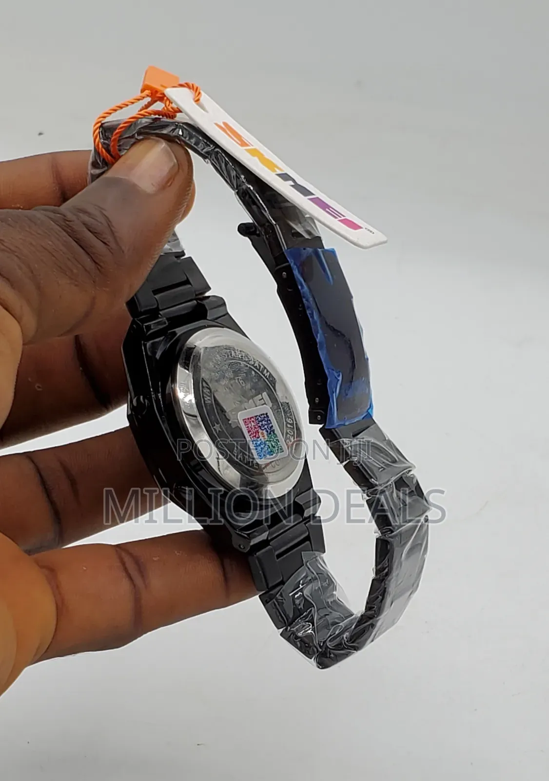 Dual-Display Digital Analog Men's Wrist Watch Black