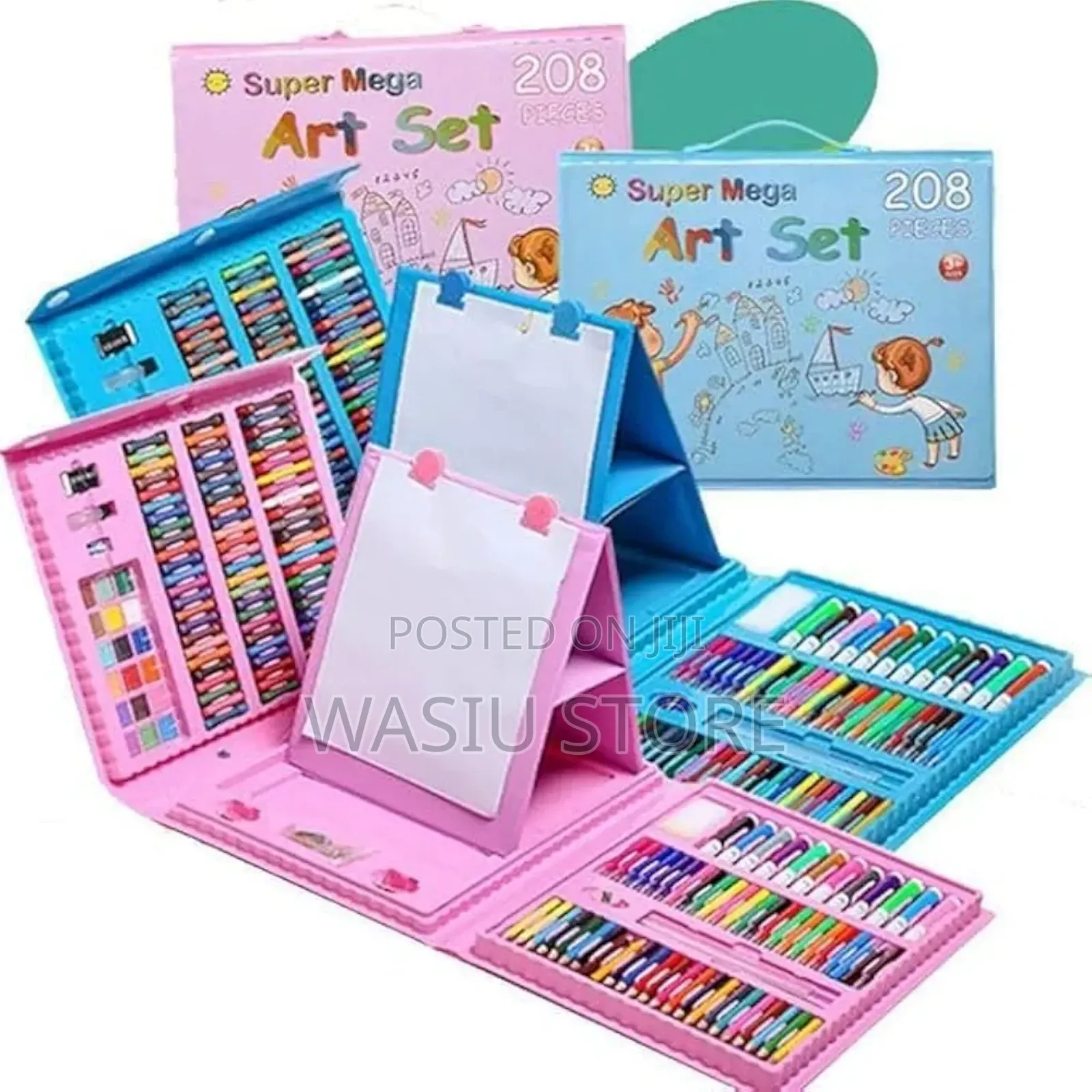 Super Mega Art Set for Kids, Complete Drawing Set 208 Pieces