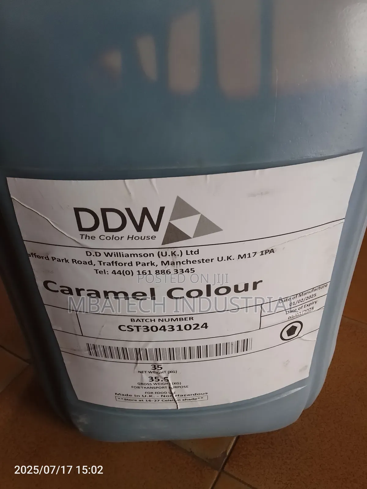 Caramel Colour 35kg