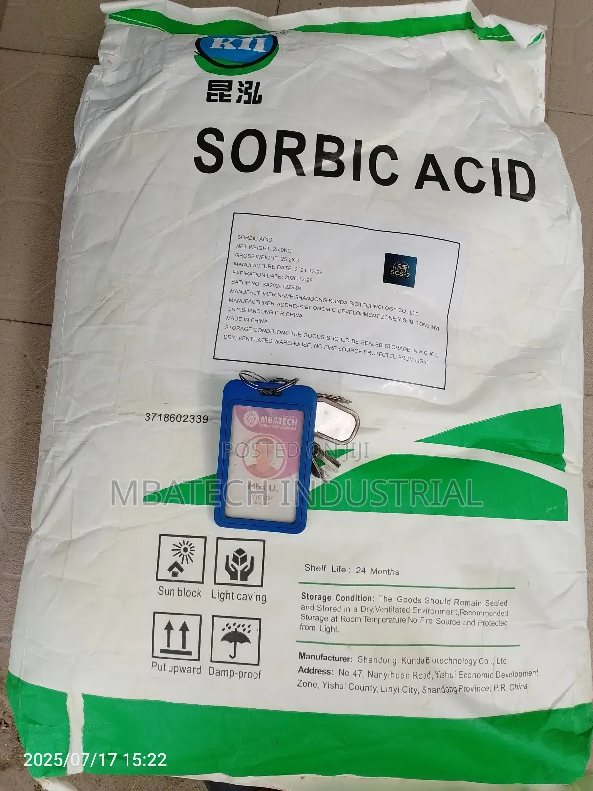 Sorbic Acid Bread Preservative