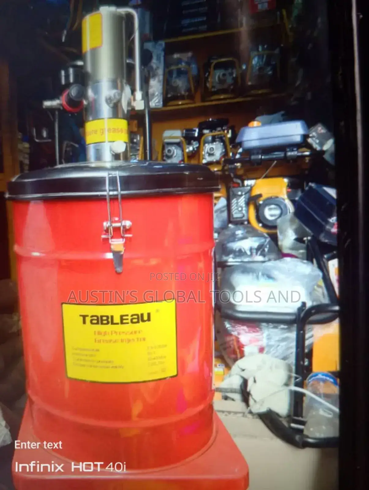 Vigex Air Grease Bucket