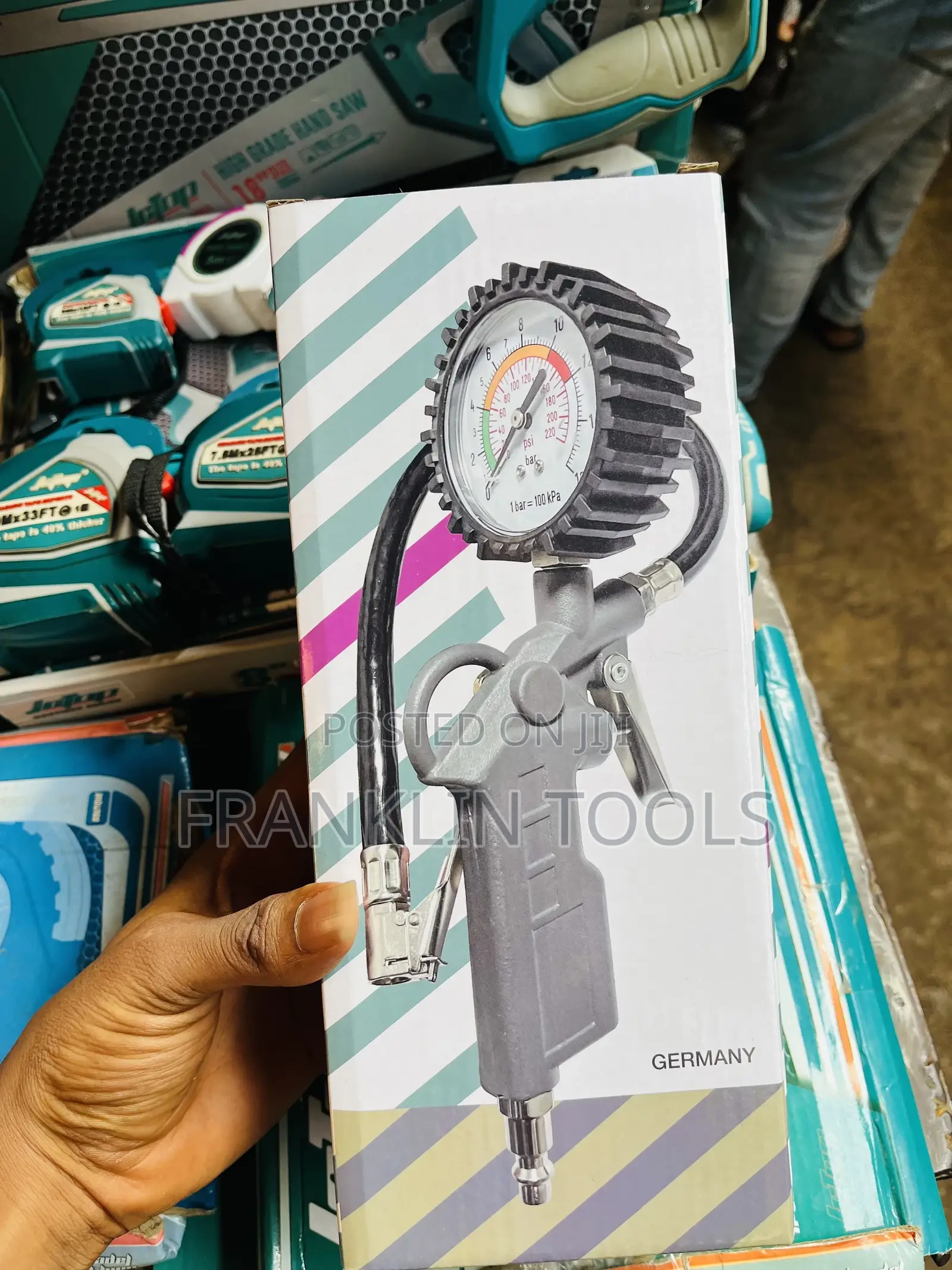 Heavy-duty Tire Inflator Pressure Gauge