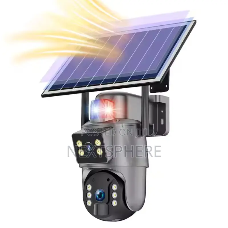 Dual Lens Solar PTZ Camera With Sim Card Slot (Ubox App)