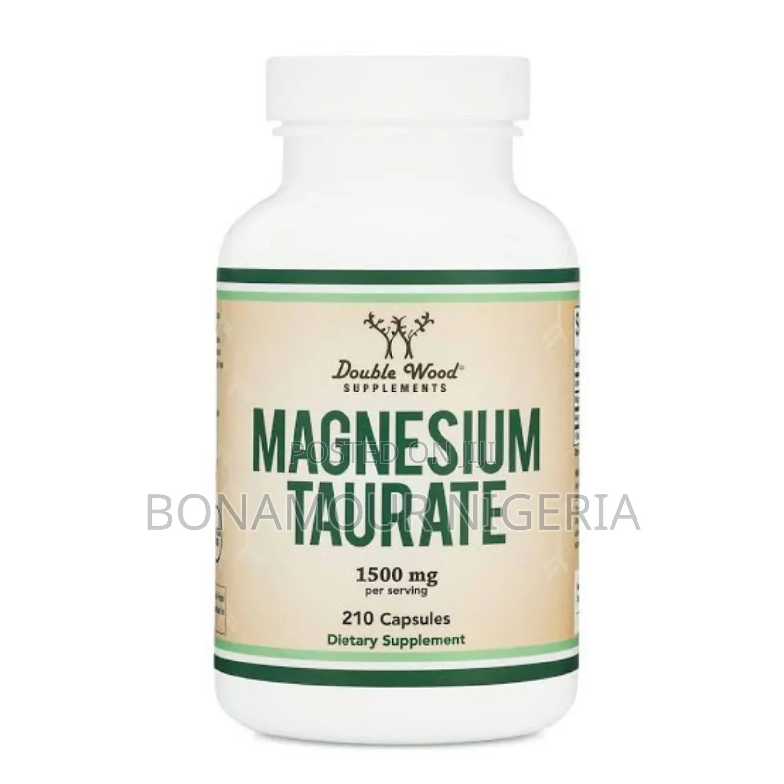 Double Wood Magnesium Taurate 1500mg X210 Caps