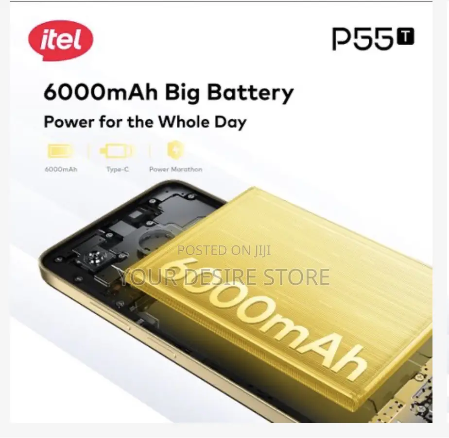 New Itel P55 128 GB Gold