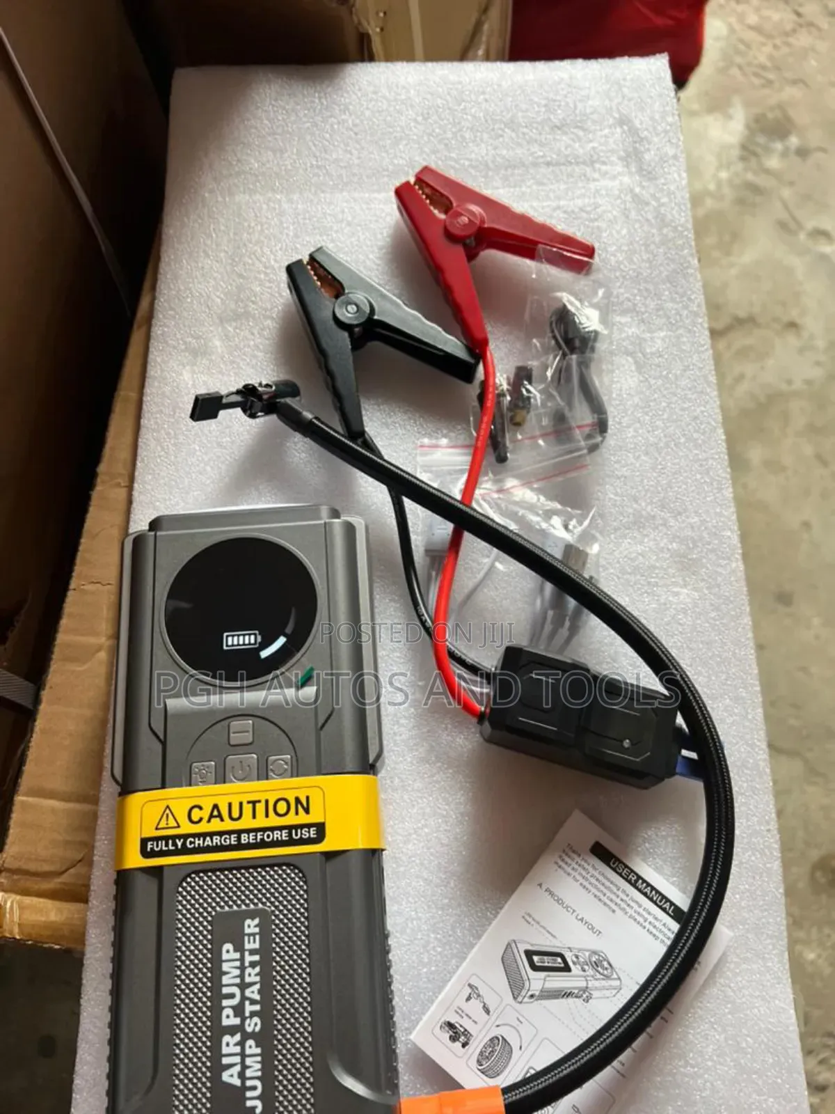 2in1 Car Jumpstart and Inflator