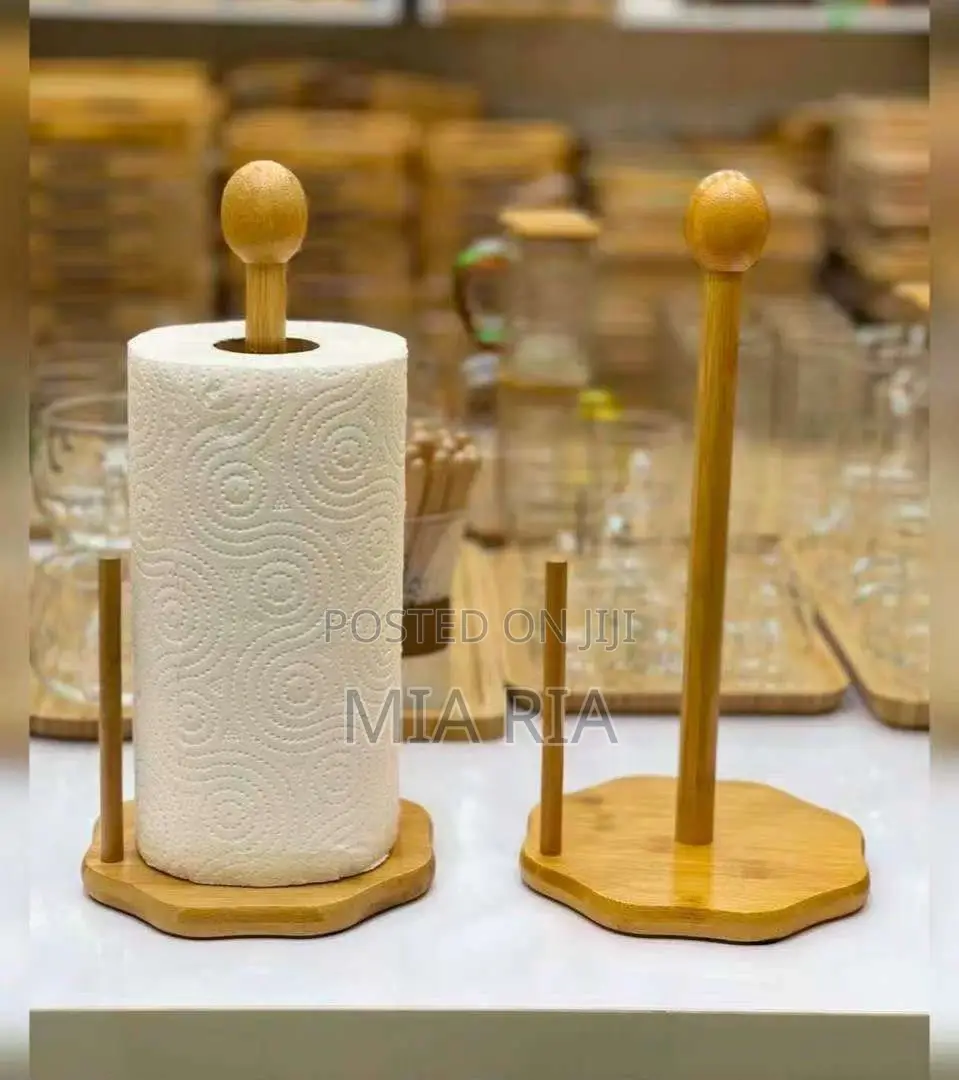 Bamboo Tissue Holder