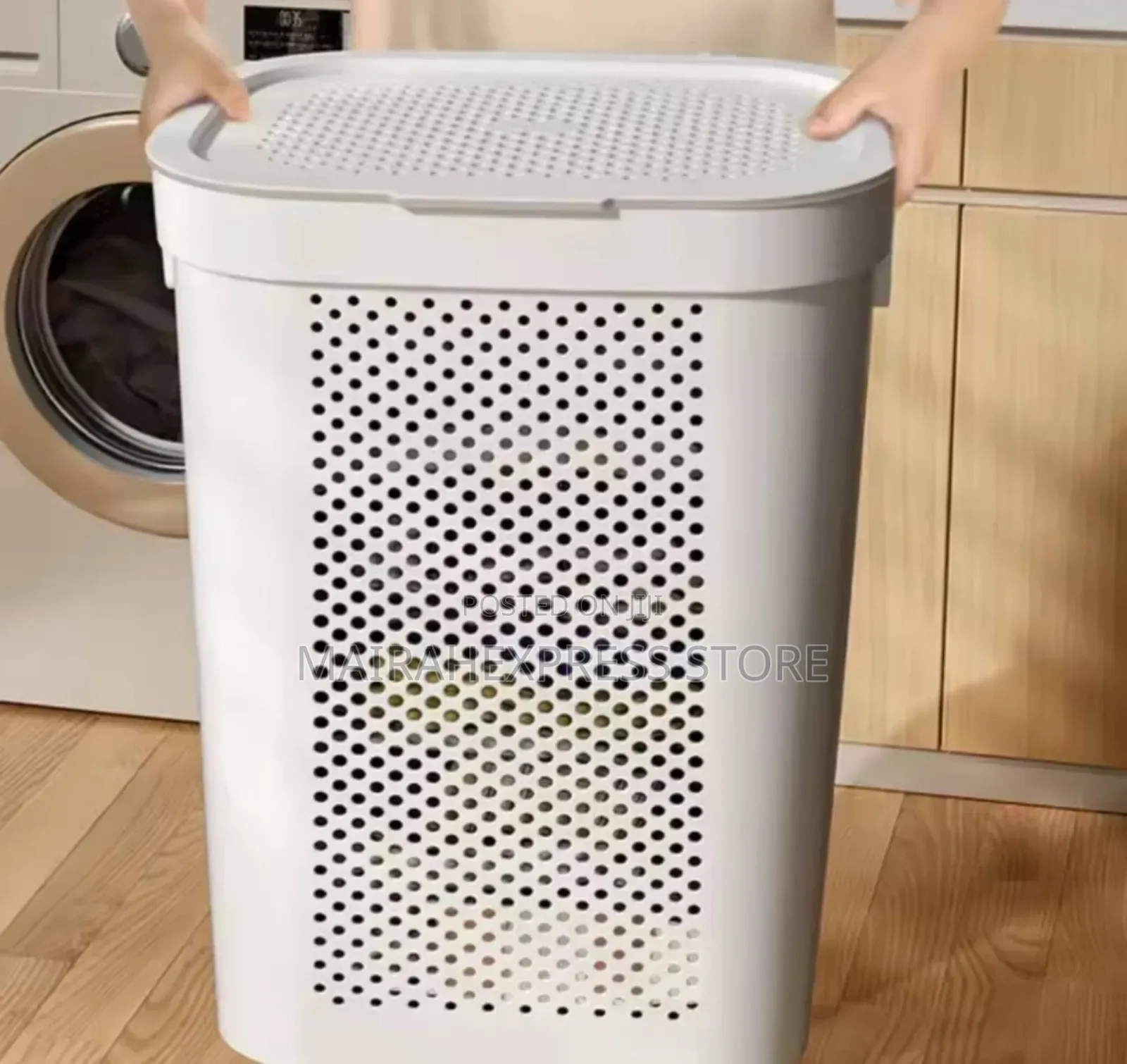 Large Capacity Laundry Basket With Lid