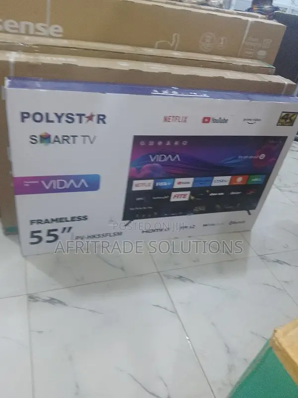 Polystar 55” Uhd Tv – Best Smart Tv for Home Cinema