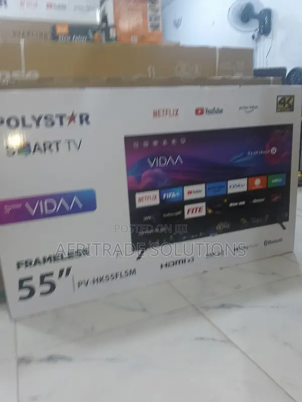 Pv-Hk55flsm Polystar 55 Inch Tv – Smart Led With Remote