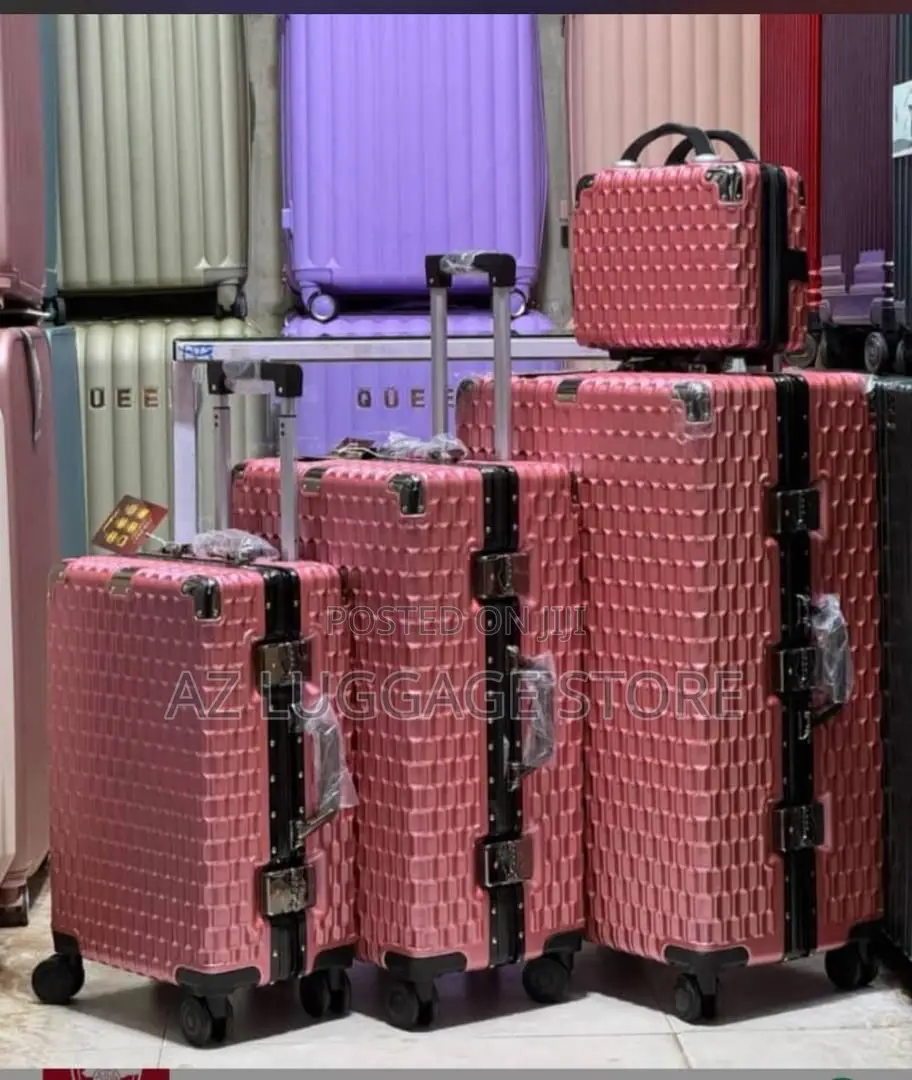 Set Of 4 Aluminum Luxury Luggage Box