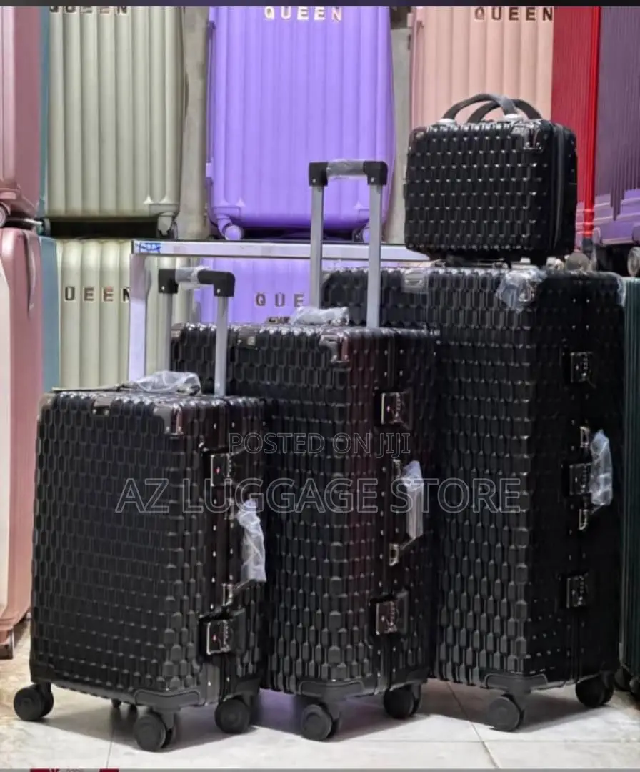 Set Of 4 Aluminum Luxury Luggage Box