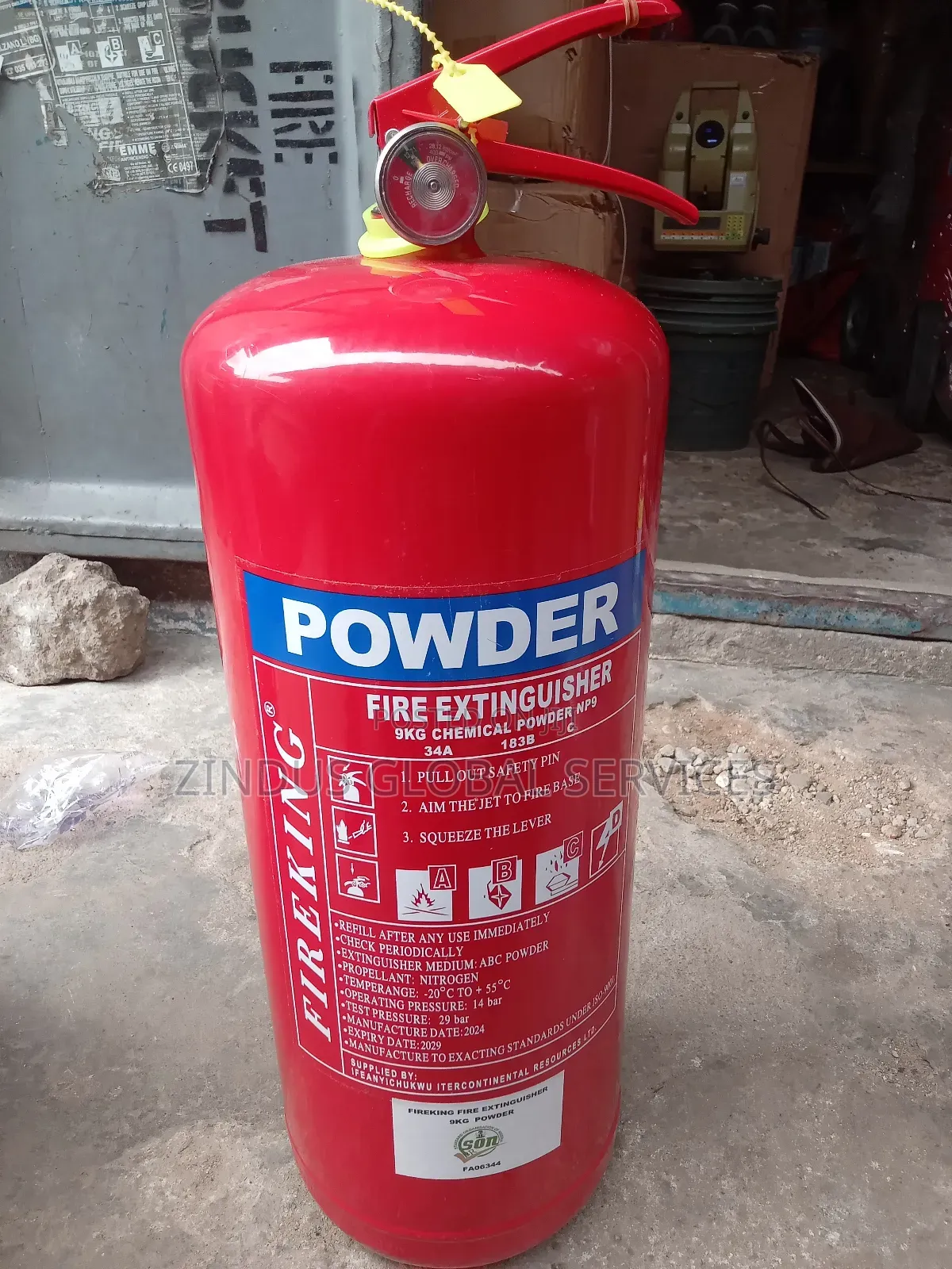 9kg Powder Fire Extinguisher