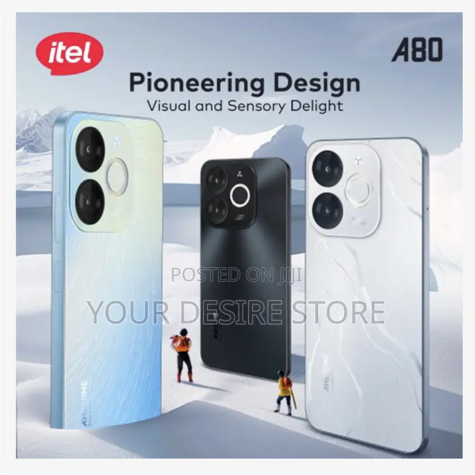 New Itel A80 128 GB White