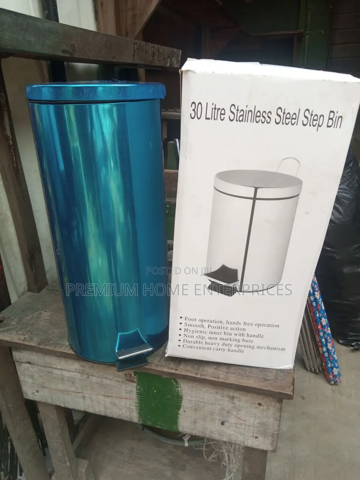 Stainless Steel Pedal Bin 30 Litres