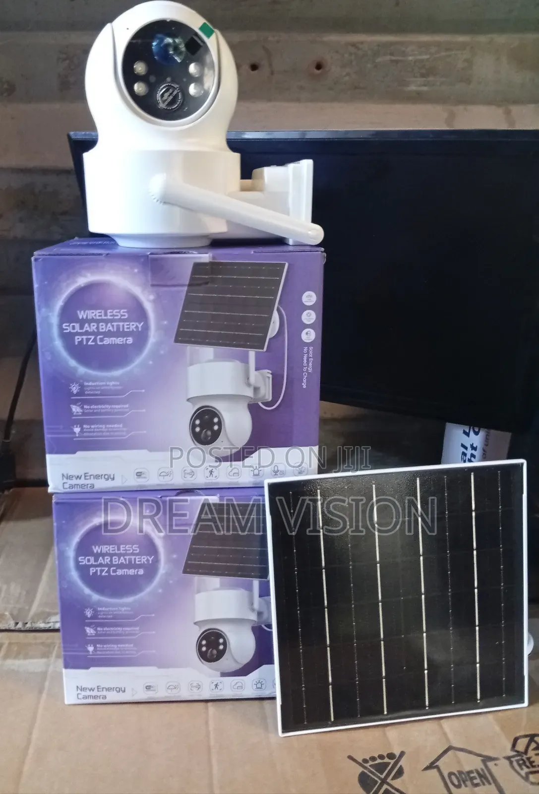 Wifi Icsee Smart Altomatic Solar Camera