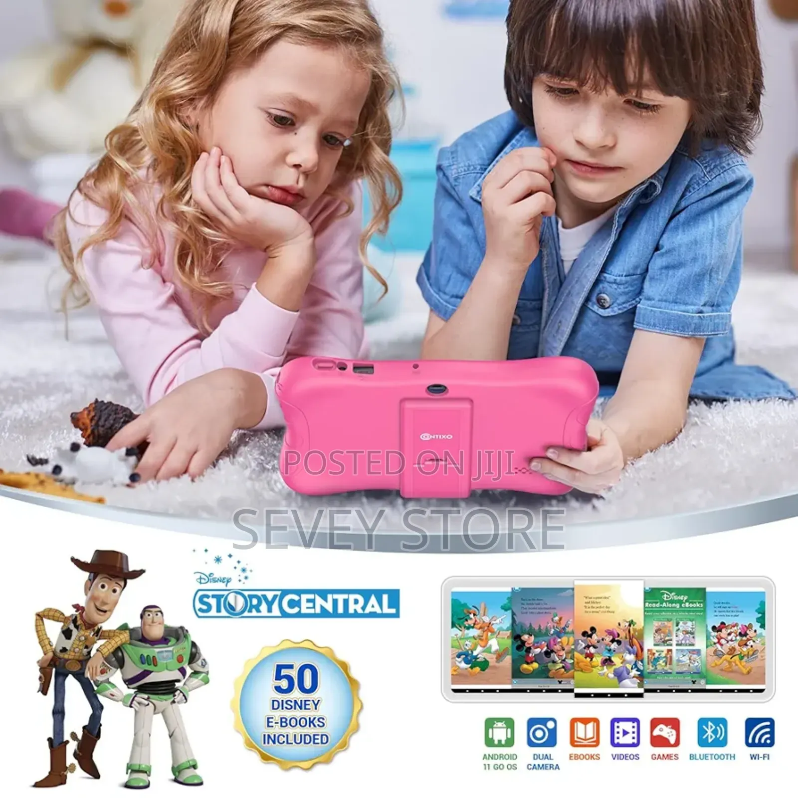 Kids Android Tablet for Ages 3–7, Parental Controls