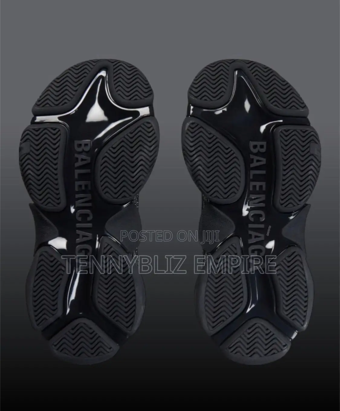Balenciaga Latest Triple Sole Stone Crested Sneakers