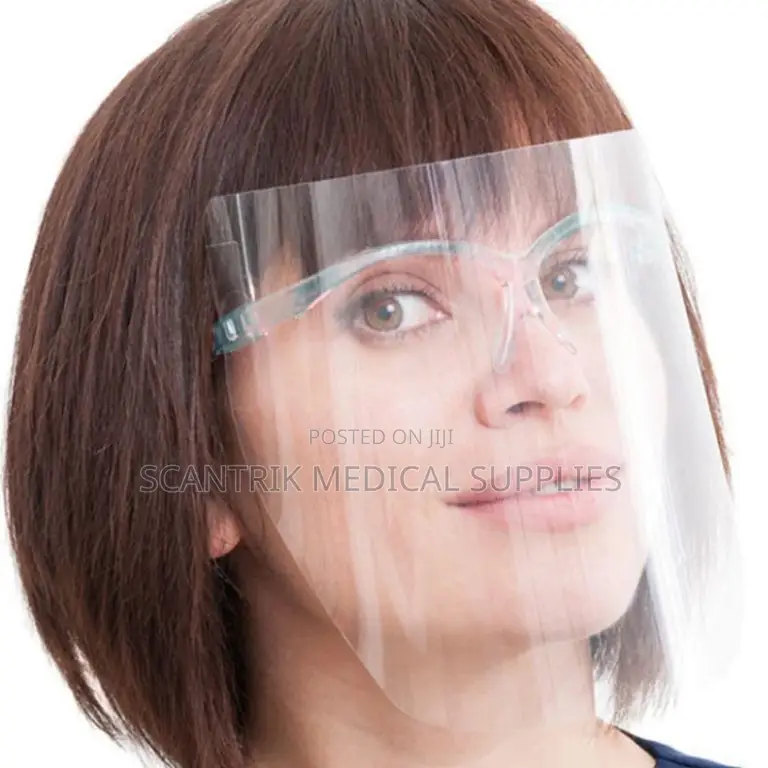 Dental Face Shield With Glasses Arms