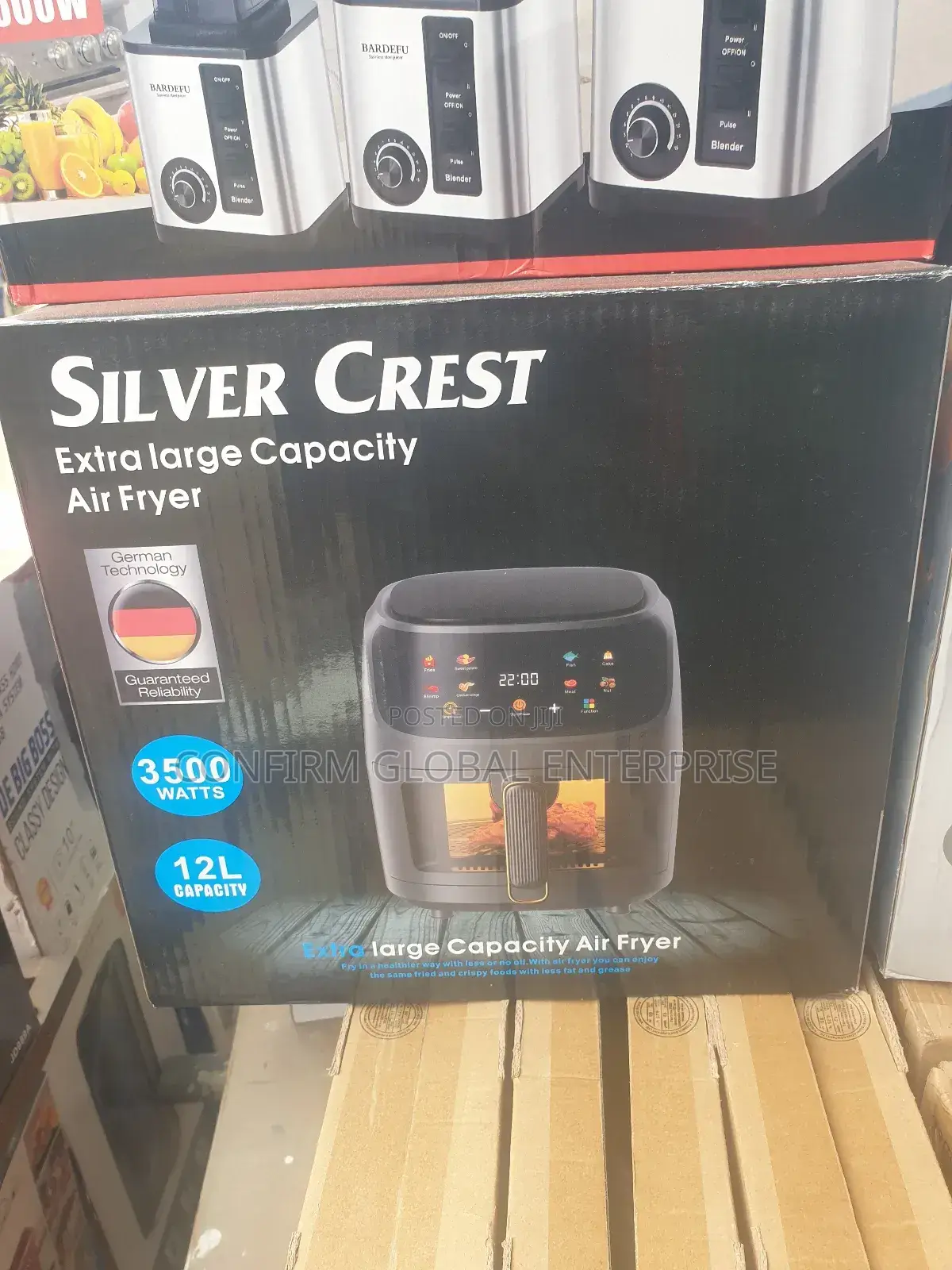 12liter Silver Crest Extra Large Air Fryer