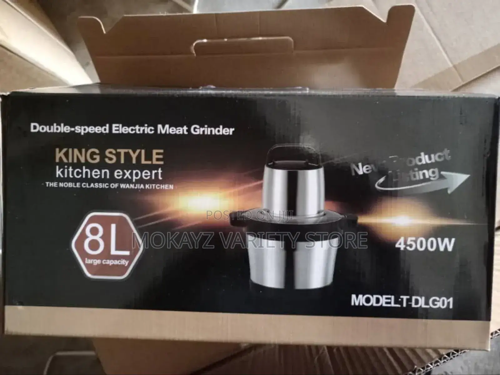 8ltr 4500watt Kingstyle Yam Pounder  Copper Motor